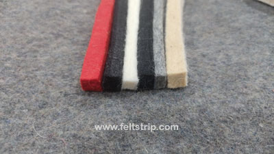 grey felt strip