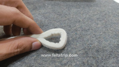 soft felt strip